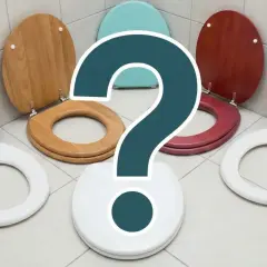 Choix de couleurs et de matériaux pour un abattant WC taille standard. Quel style pour votre salle de bain ?