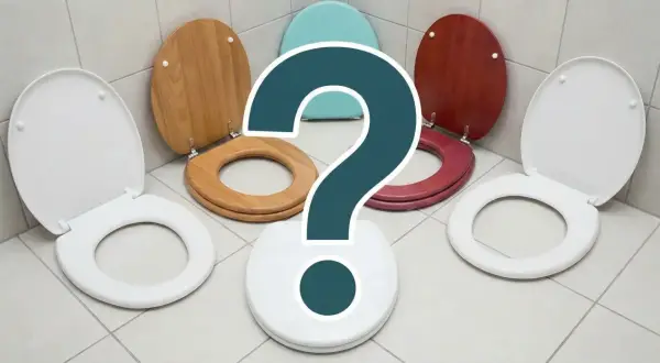 Choix de couleurs et de matériaux pour un abattant WC taille standard. Quel style pour votre salle de bain ?